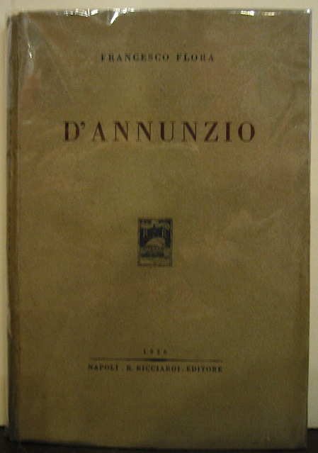Flora Francesco D'Annunzio 1926 Napoli